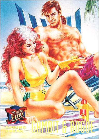 1995 Fleer Ultra X-Men (Base Set) card 142 Gambit & Rogue