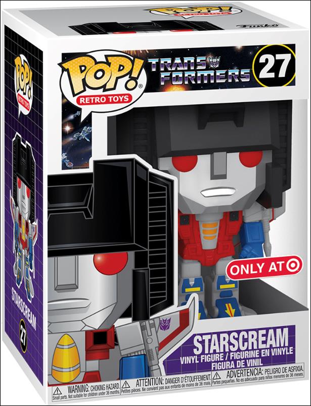 POP! Retro Toys figure 27 Starscream Target Exclusive