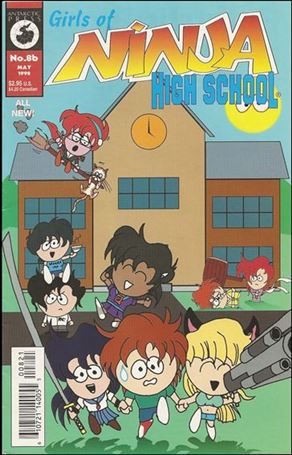 Girls of Ninja High School issue 8-B South Park Homage Cover