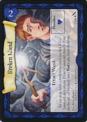 Harry Potter: Chamber of Secrets (Base Set) card 5 Broken Wand