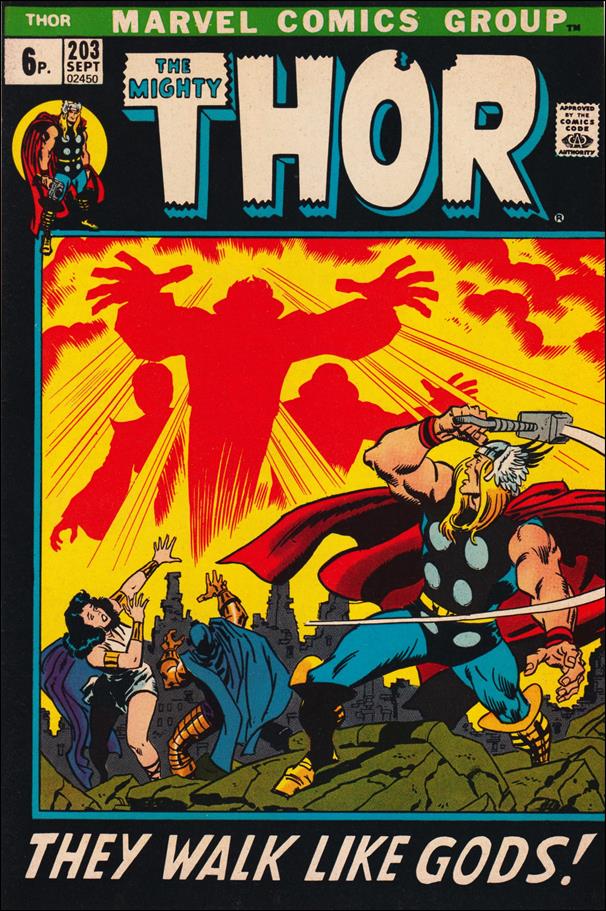 Thor (1966) issue 203-B UK Price Cover