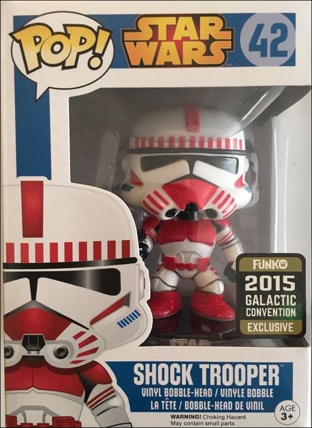POP! Star Wars figure 42-B Shock Trooper Star Wars Celebration (Europe)