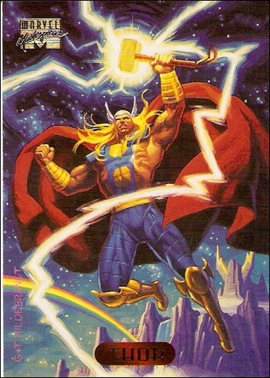1994 Marvel Masterpieces (Base Set) card 124 Thor