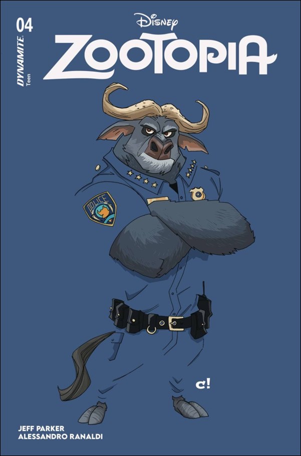 Zootopia (2025) issue 4-C Craig Rousseau Color Bleed Cover