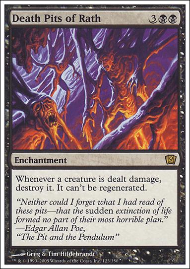 Magic the Gathering: 9th Edition (Base Set) card 123 Death Pits of Rath