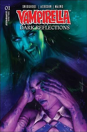 Vampirella: Dark Reflections issue 1-V Lucio Parrillo Ultraviolet Cardstock Cover