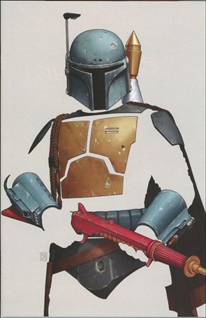 Star Wars: War of the Bounty Hunters issue 4-J JTC Webstore Fett Holiday Negative Space Cover