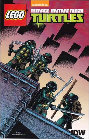 SDCC 2014 Exclusive LEGO Teenage Mutant Ninja Turtles issue nn TMNT #1 Homage Cover