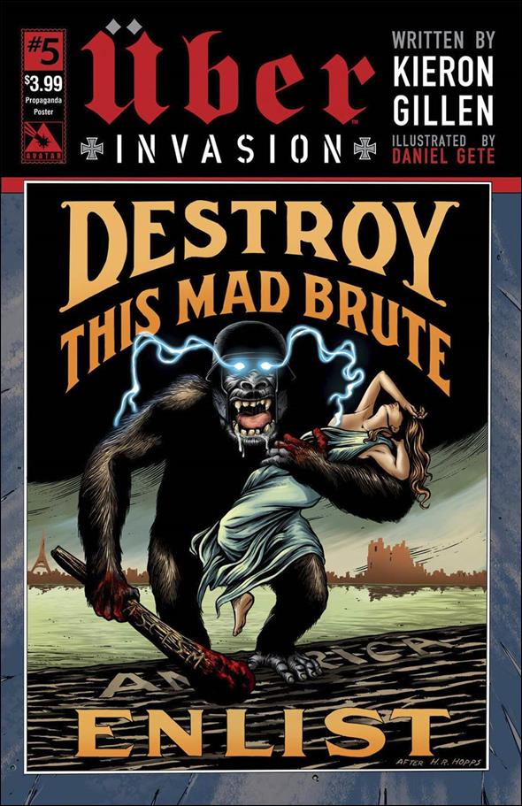 Uber: Invasion issue 5-D Daniel Gete Propaganda Cover