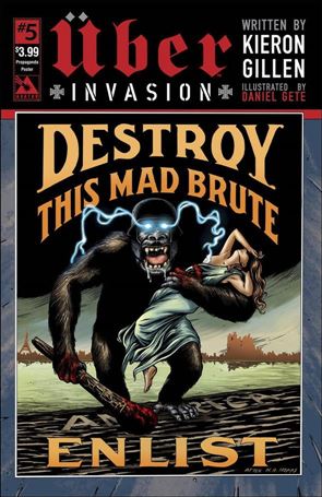 Uber: Invasion issue 5-D Daniel Gete Propaganda Cover