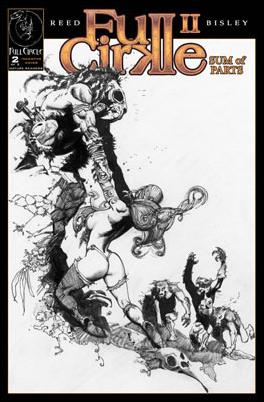 Full Cirkle issue 5-C Simon Bisley Sketch 1:10 Cover