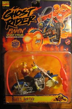 Ghost Rider Flamin' Stunt Cycles figure 1 Blaze's Dark Cycle