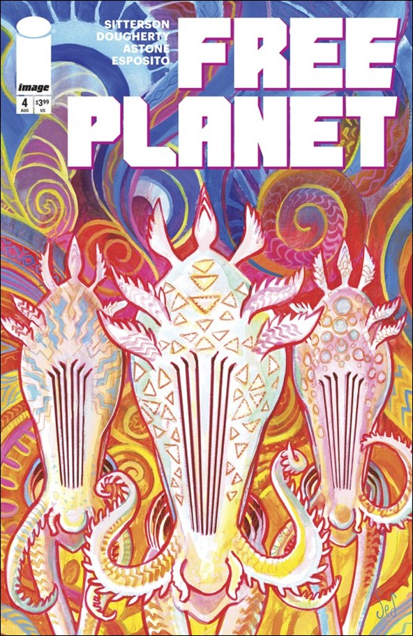 Free Planet (2025) issue 4-B Jed Dougherty Cover