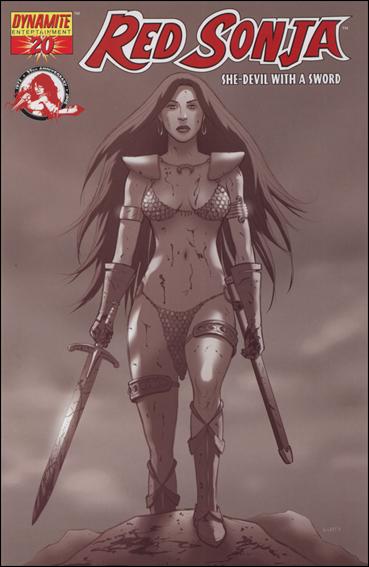 Red Sonja (2005) issue 20-E Jonathan Luna 1:15 Black and White Cover