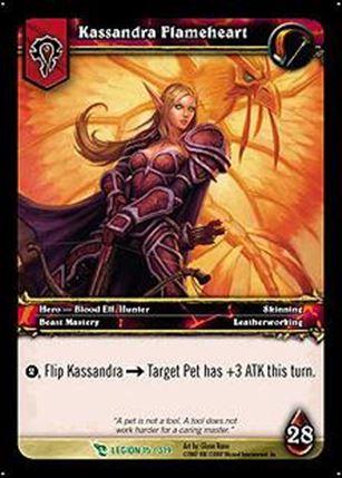 World of Warcraft: March of the Legion (Base Set) card 15 Kassandra Flameheart