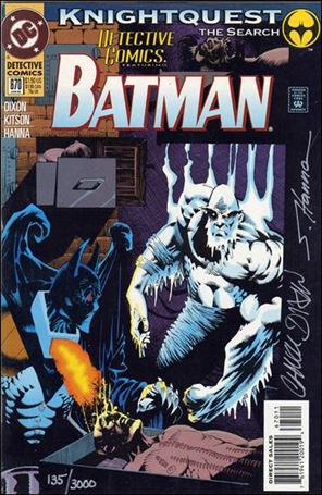 Detective Comics (1937) issue 670-B Catch a Star (Signed by Hanna & Dixon) 1/3000