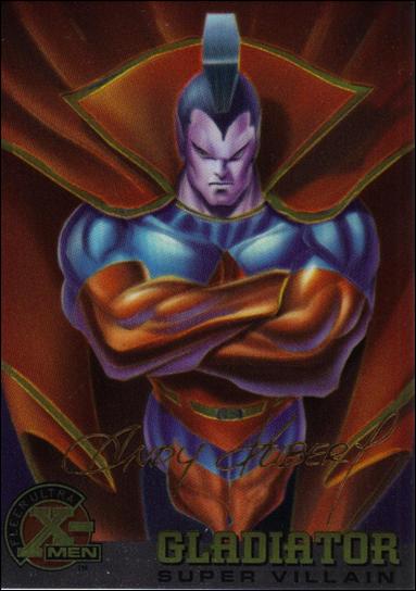 1996 Fleer Ultra X-Men All Chromium (Base Set) card 65 Gladiator
