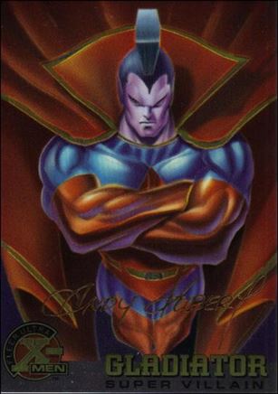 1996 Fleer Ultra X-Men All Chromium (Base Set) card 65 Gladiator