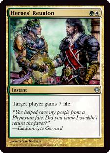 Magic the Gathering: Duel Decks: Knights vs. Dragons (Base Set) card 29 Heroes' Reunion