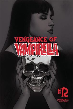 Vengeance of Vampirella (2019) issue 12-L Ben Oliver 1:30 Black & White Cover