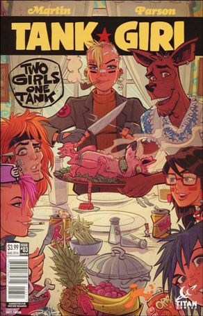 Tank Girl: Two Girls, One Tank issue 3-B Brett Parson Cover