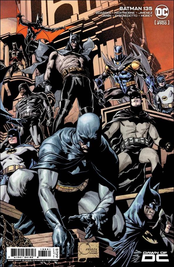 Batman (2016) issue 135-C Joe Quesada Connecting Cardstock Cover B