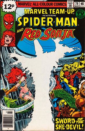 Marvel Team-Up (1972) issue 79-B UK Price Cover