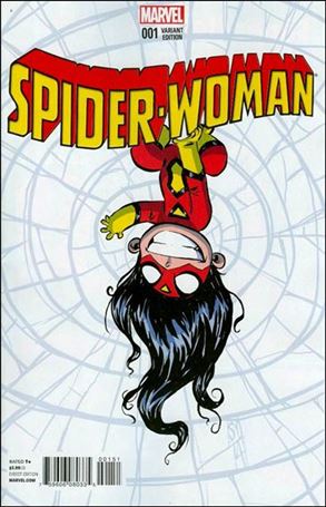 Spider-Woman (2015) issue 1-D Skottie Young Baby Cover