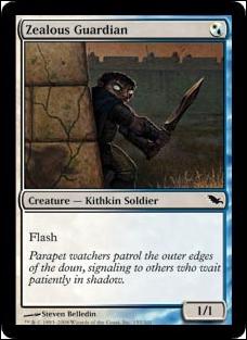 Magic the Gathering: Shadowmoor (Base Set) card 157 Zealous Guardian