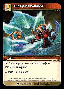 World of Warcraft: March of the Legion (Base Set) card 314 The Spirit Polluted