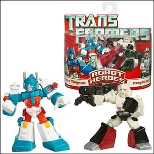 Transformers: Robot Heroes figure 8 Ultra Magnus & Megatron