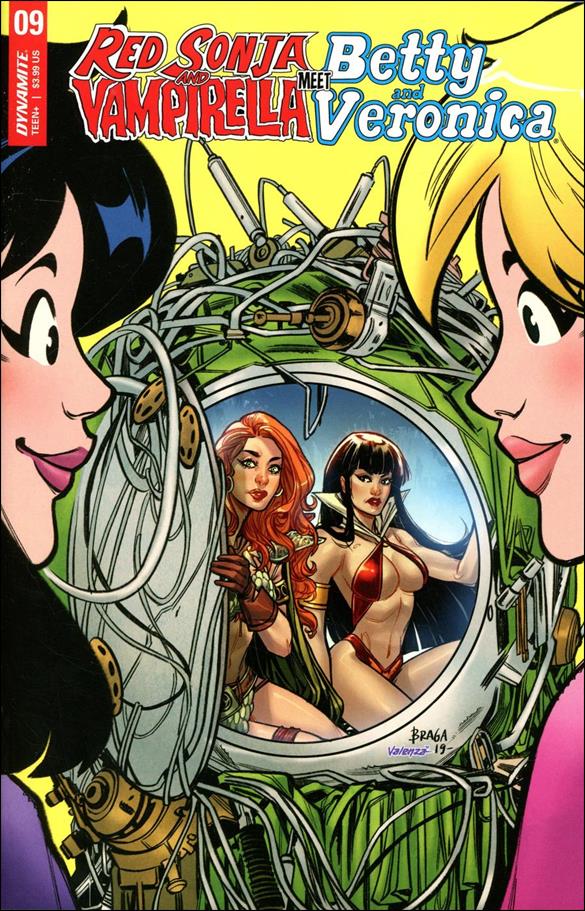 Red Sonja and Vampirella Meet Betty and Veronica issue 9-C Laura Braga Cover