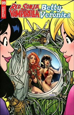 Red Sonja and Vampirella Meet Betty and Veronica issue 9-C Laura Braga Cover