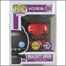 Pop! Uglydoll figure 4-D Ninja Batty Shogun (Red Metallic 2012 SDCC )