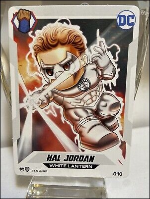 DC Comics Ooshies Collector Cards: Series 2 card 10 Hal Jordan: White Lantern