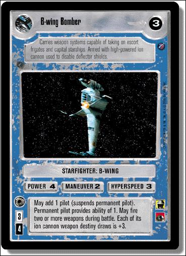 Star Wars: Death Star II Limited (Base Set) card 165 B-Wing Bomber