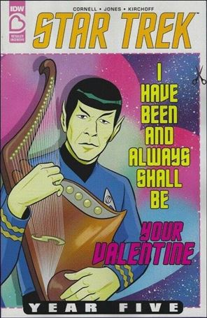 Star Trek: Year Five: Valentine's Day Special issue nn-B Derek Charm 1:10 Cover