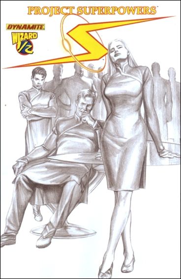 Project Superpowers (2008) issue 1/2-B Alex Ross 1:15 Sketch Cover