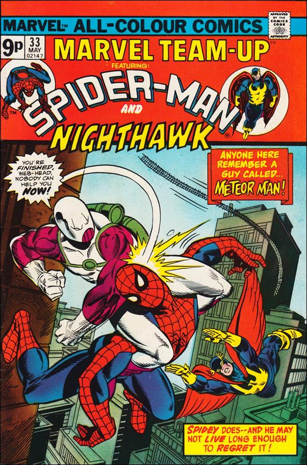 Marvel Team-Up (1972) issue 33-B UK Price Cover