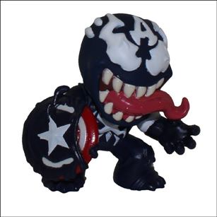 Venom Mystery Minis figure 4 Captain America 1/6