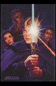 Star Wars: Shadows of the Empire (Base Set) card 60 Luke Blocks Xizor's Fire