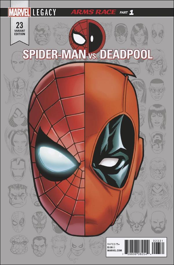 Spider-Man/Deadpool issue 23-C Mike McKone 1:10 Headshot Cover
