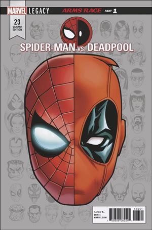 Spider-Man/Deadpool issue 23-C Mike McKone 1:10 Headshot Cover