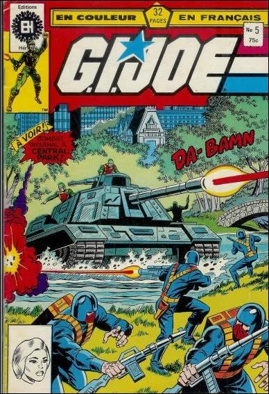 G.I. Joe: A Real American Hero issue 5-D French-Canadian Price Cover
