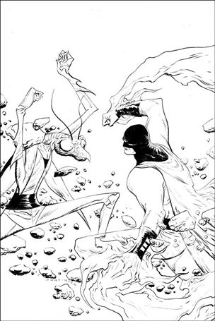 Space Ghost (2024) issue 4-J Jae Lee Line Art B&W Virgin 1:25 Cardstock Cover