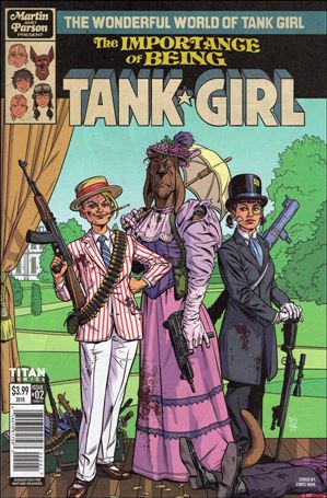 Wonderful World of Tank Girl issue 2-B Chris Wahl Cover