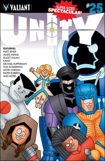Unity (2013) issue 25-C Fred Hembeck Cover