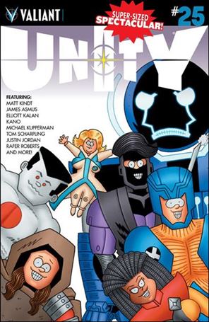 Unity (2013) issue 25-C Fred Hembeck Cover