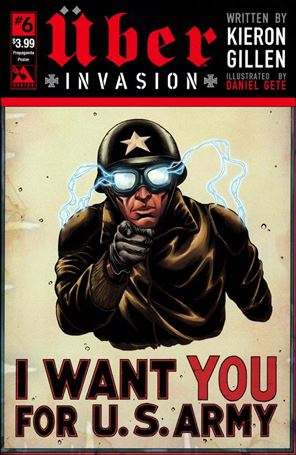 Uber: Invasion issue 6-D Propaganda Poster Cover
