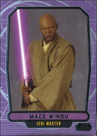 Star Wars Galactic Files (Base Set) card 38 Mace Windu Jedi Master